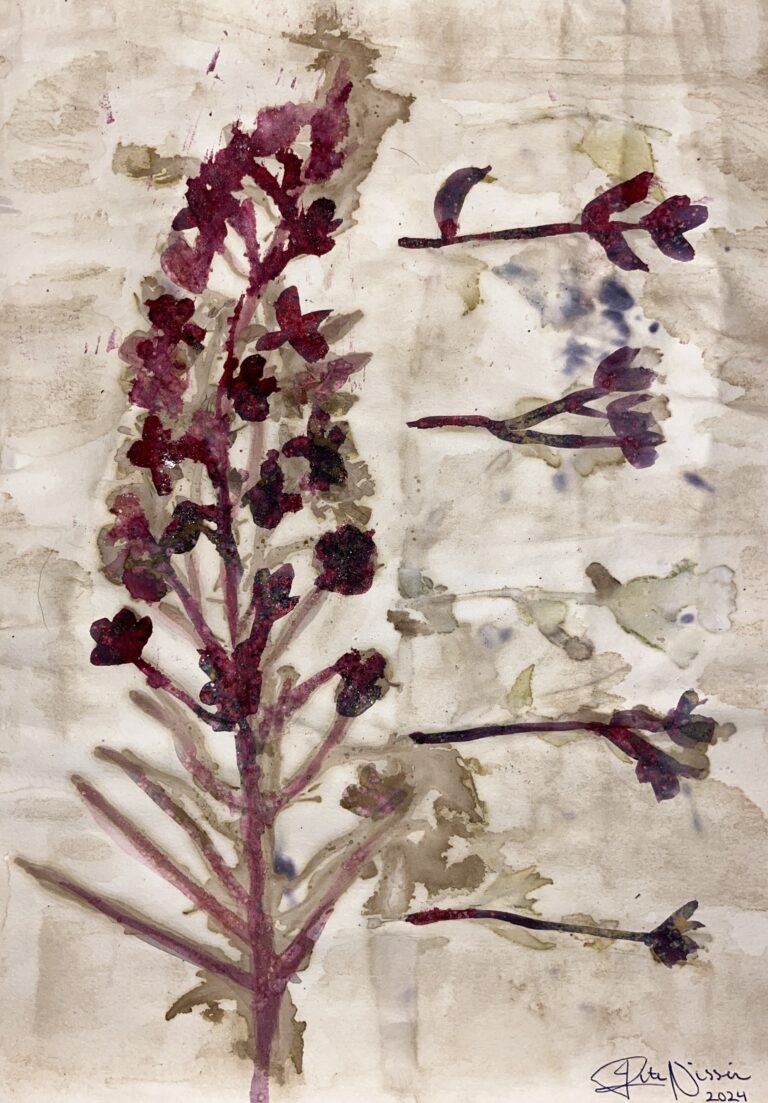 Artwork of flowers.